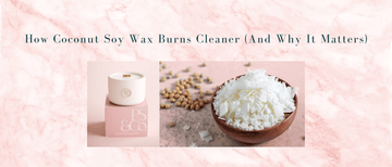 How Coconut Soy Wax Burns Cleaner (And Why It Matters) - Pinky Swear & Co.