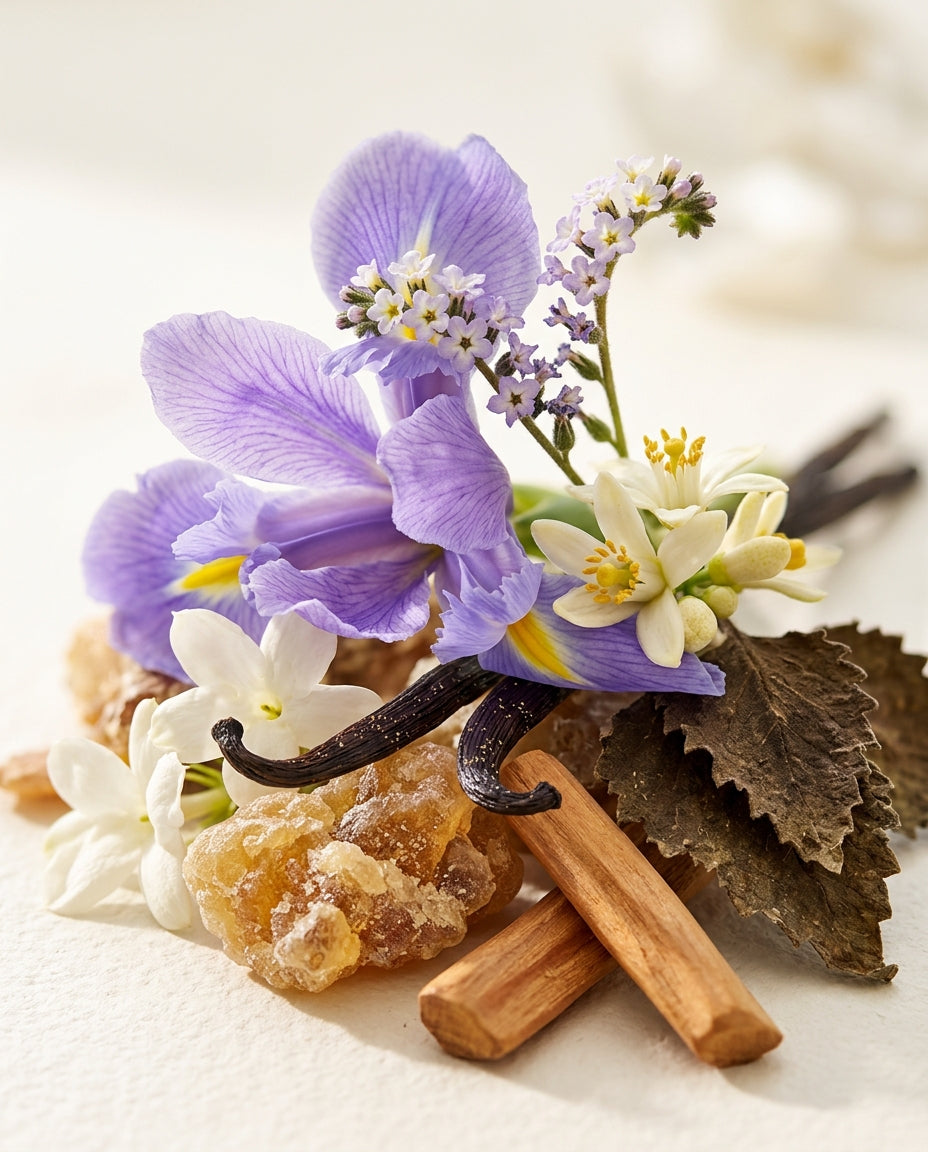 Hush | Frosted Iris & Warm Amber Reed Diffuser