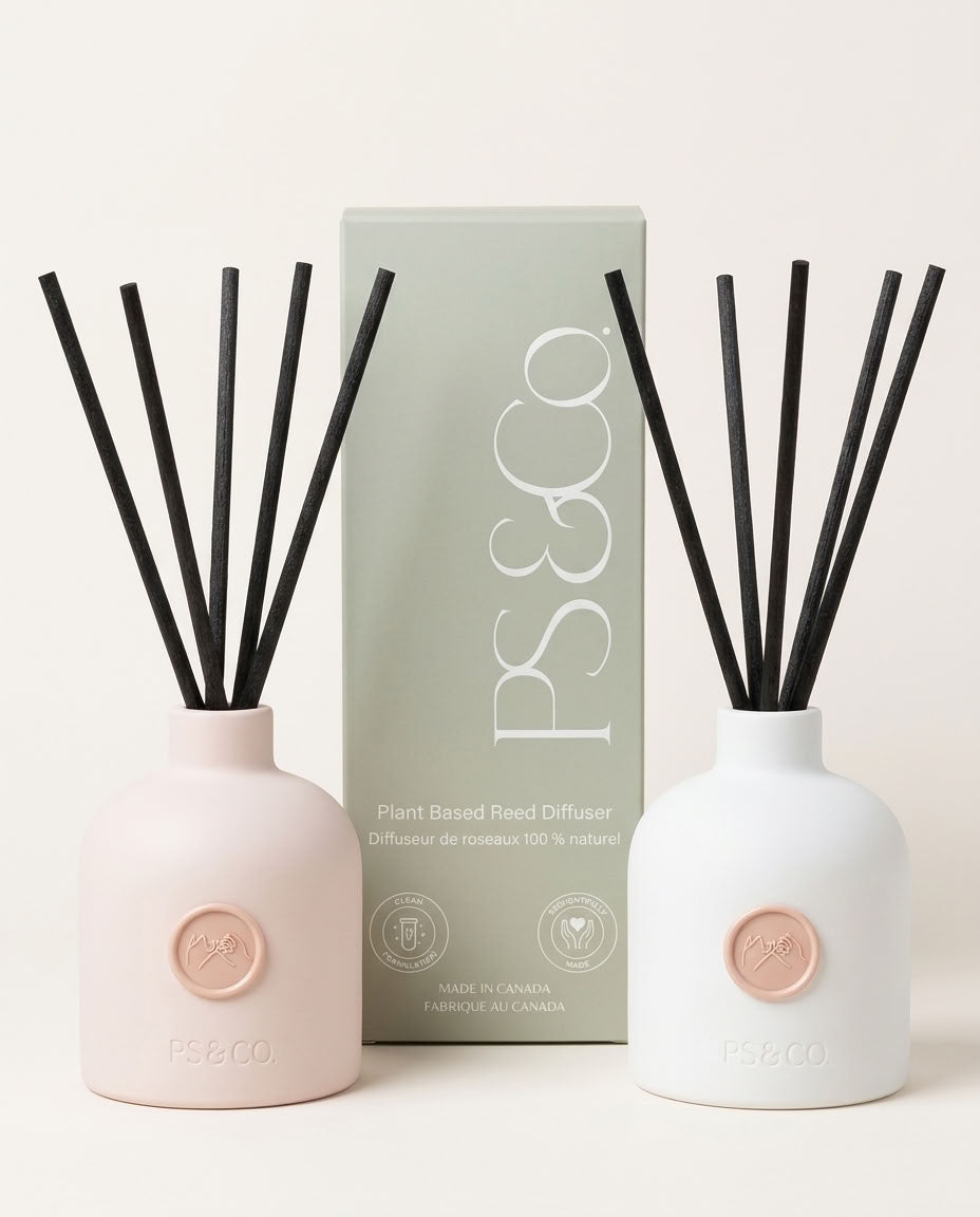 Hush | Frosted Iris & Warm Amber Reed Diffuser - Pinky Swear & Co.