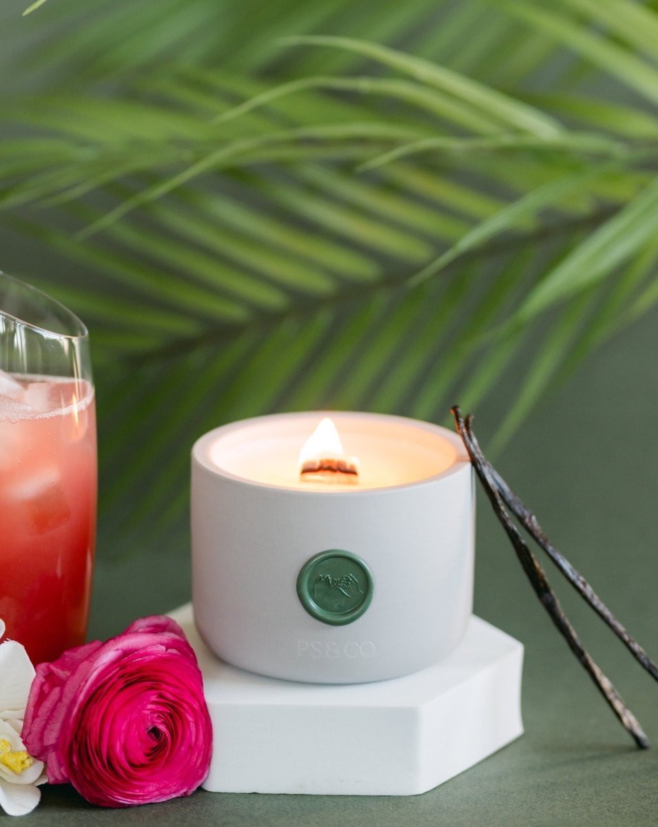 Tropical Towers | Hibiscus Kombucha & Palm Wood - Pinky Swear & Co.