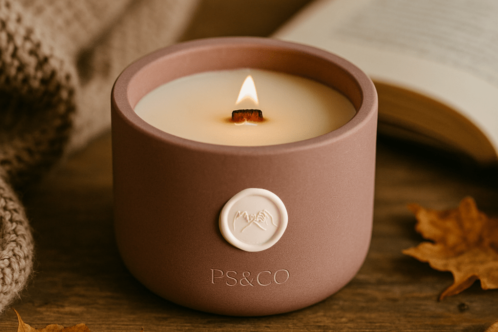 The Cozy Cabin | Salted Caramel & Tobacco Leaf - Pinky Swear & Co.