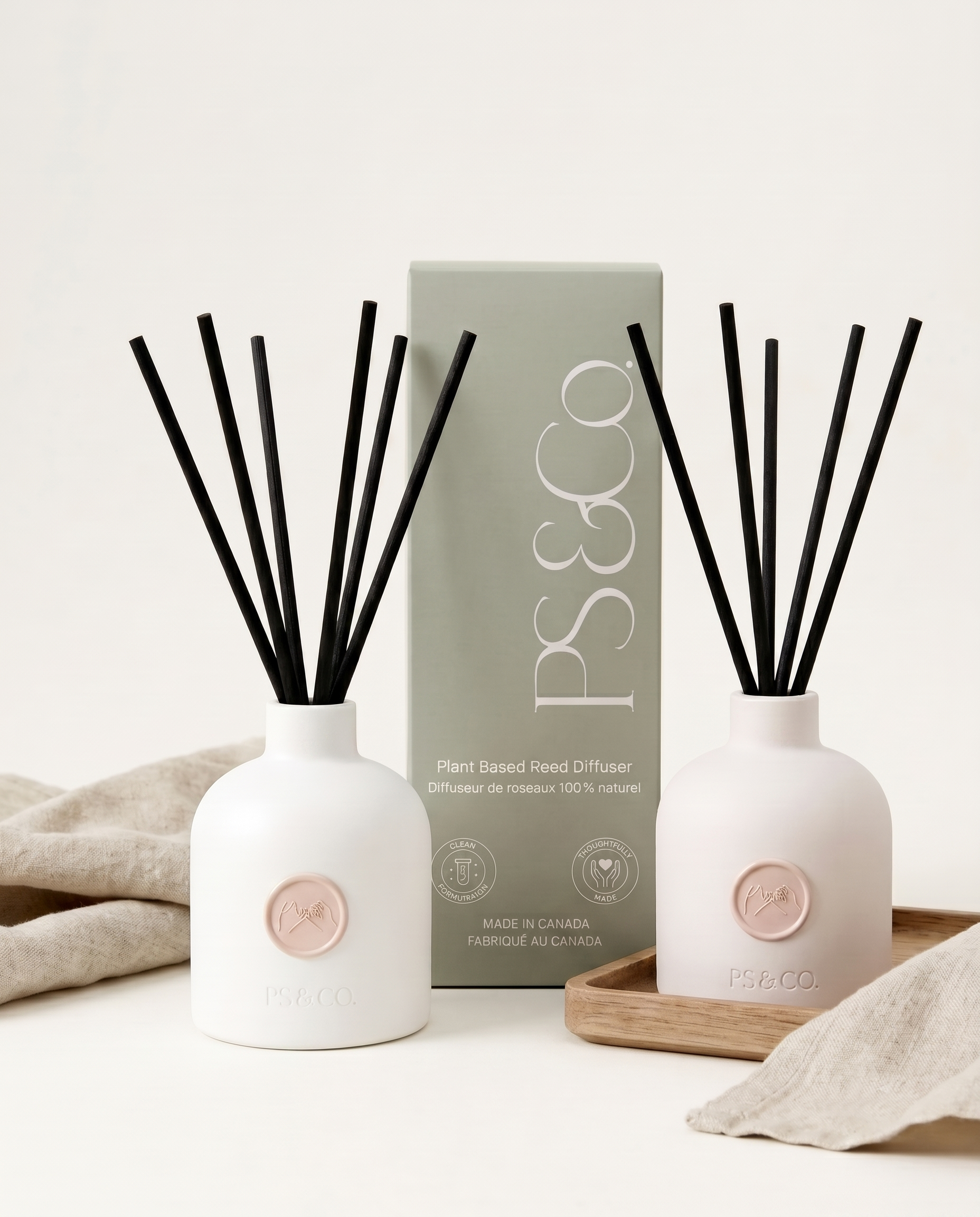 Drift | Rice Flour & Blonde Woods Reed Diffuser - Pinky Swear & Co.