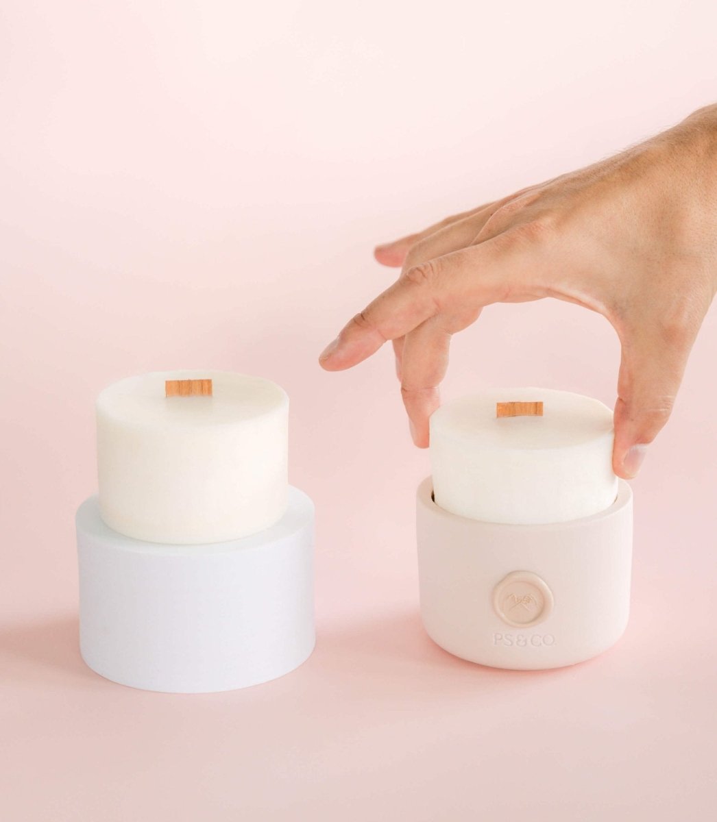 9oz Ceramic Candle + 9oz Refill Free (TESTING) - Pinky Swear & Co.